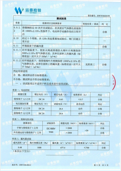 正壓送風(fēng)口檢測(cè)報(bào)告